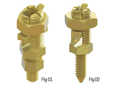 SPLIT SCREW CONNECTOR WITH TAIL  CAST