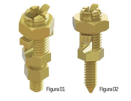  CONECTOR perno partido CON EXTENSIN FUNDIDO