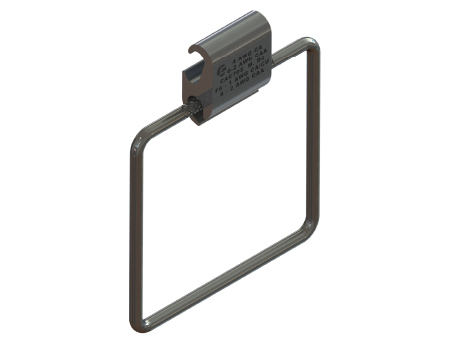 CONECTOR ALUMINIO DE COMPRESIN TIPO CRIMPT CON ESTRIBO