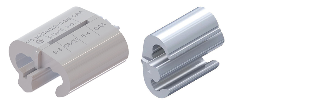 CONECTOR ALUMNIO a COMPRESSO tipo cas