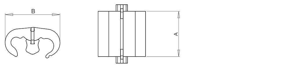 CONECTOR ALUMNIO a COMPRESSO tipo cas