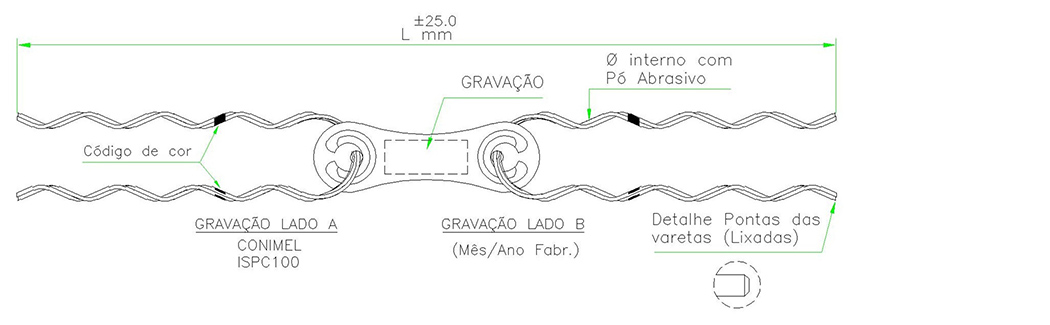 Seccionador pr-formado para cerca