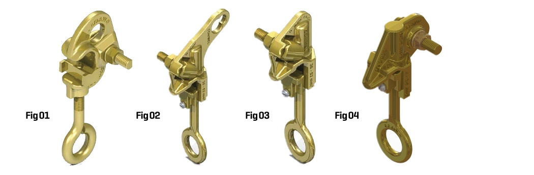 LIVE LINE CLAMP BRASS 