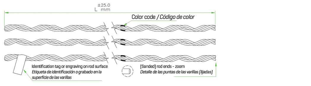 Splicer for galvanized steel cable