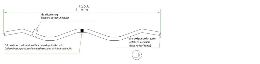 ARMADURA PREFORMADA PARA CABLE DE ACERO ALUMINIzado