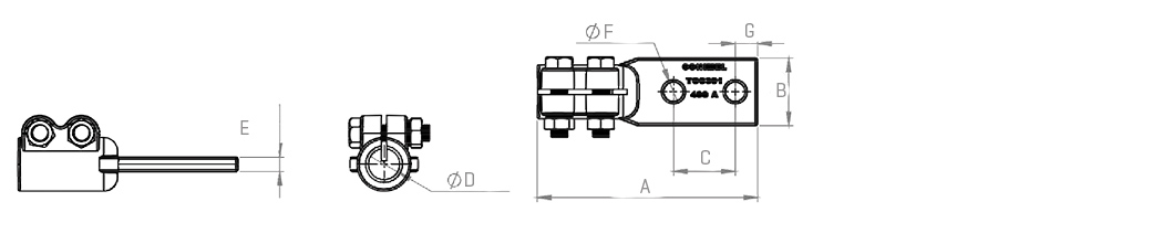 TERMINAL FOR OIL DISCONNECT SWITCH | 400A