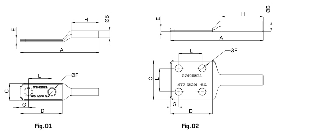 DISCONECT KNIFE TERMINAL  OR WEDGE CONNECTOR